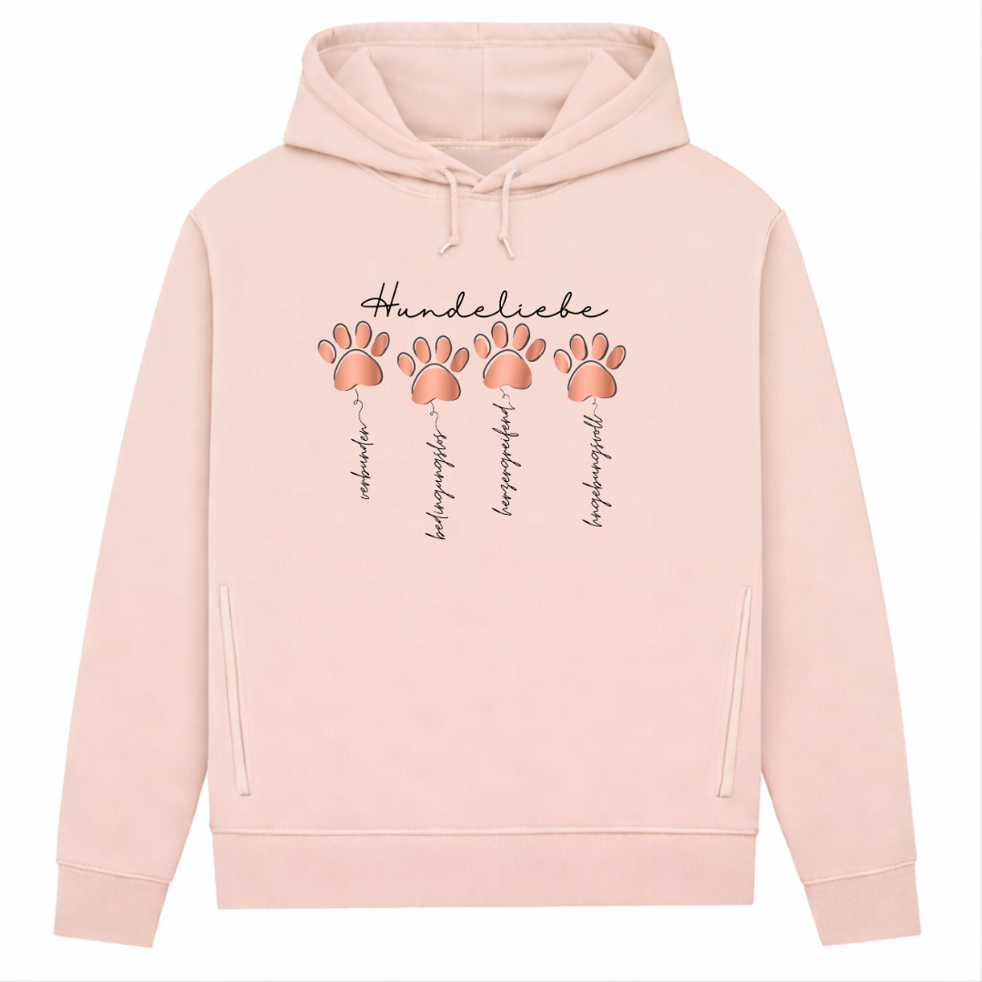 Hundeliebe – Hoodie aus Bio-Baumwolle für Damen