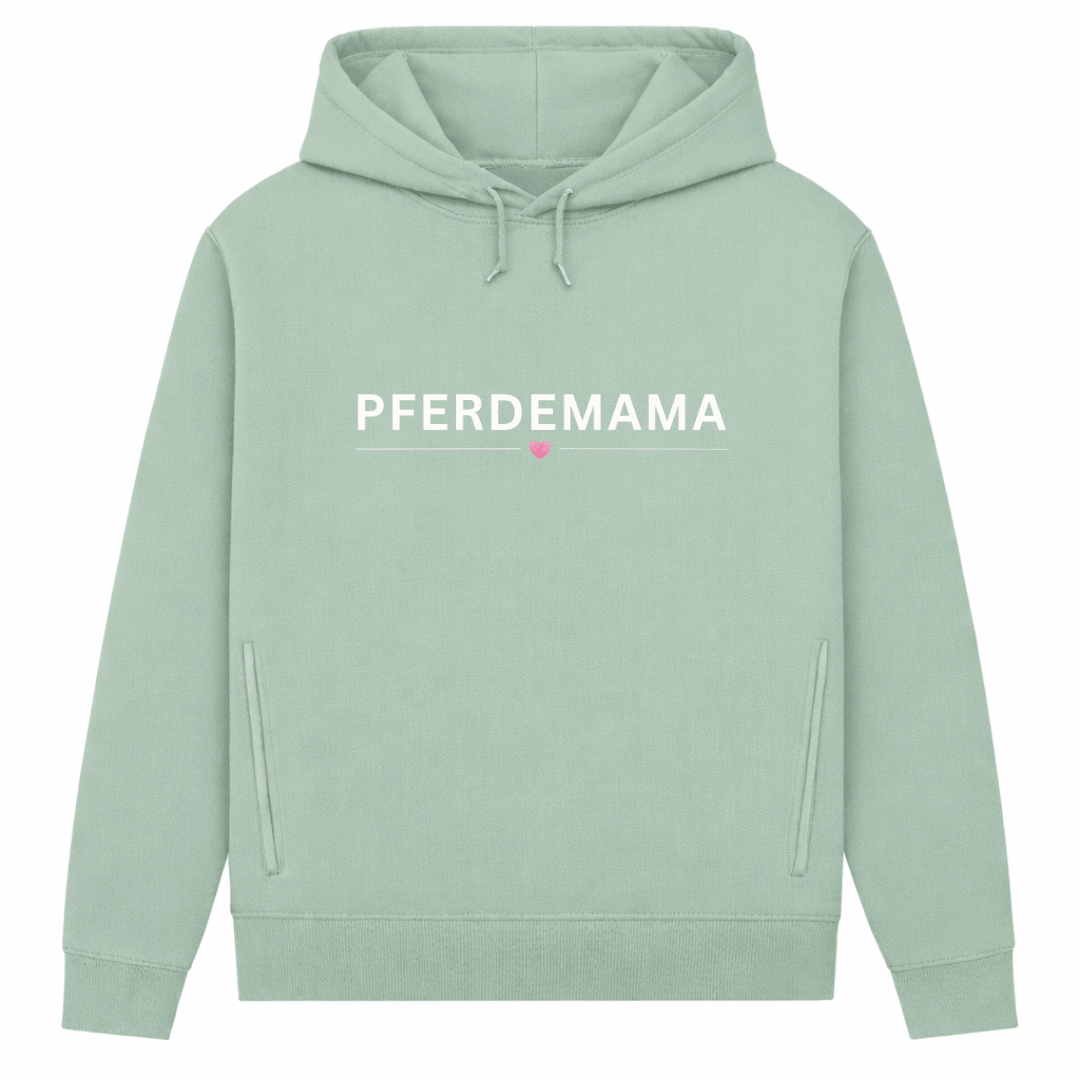 Pferdemama – Hoodie aus Bio-Baumwolle für Damen