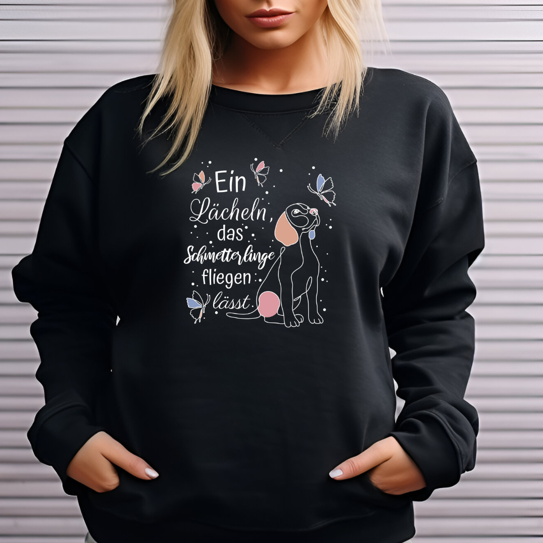 Schmetterlinge - Bio-Sweatshirt für Damen