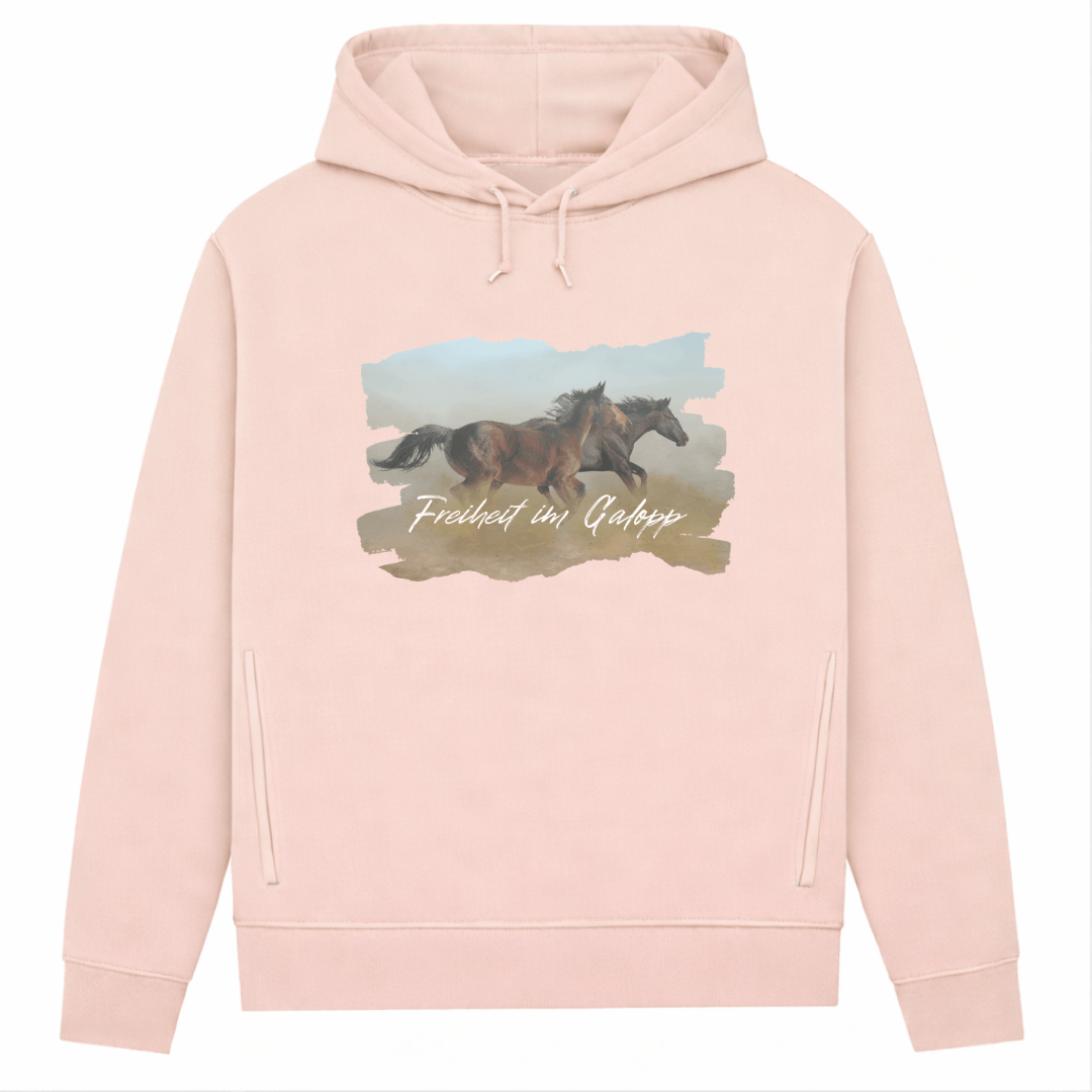Freiheit im Galopp – Hoodie aus Bio-Baumwolle für Damen