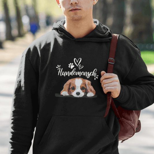 Hundemensch - Bio-Hoodie für Herren