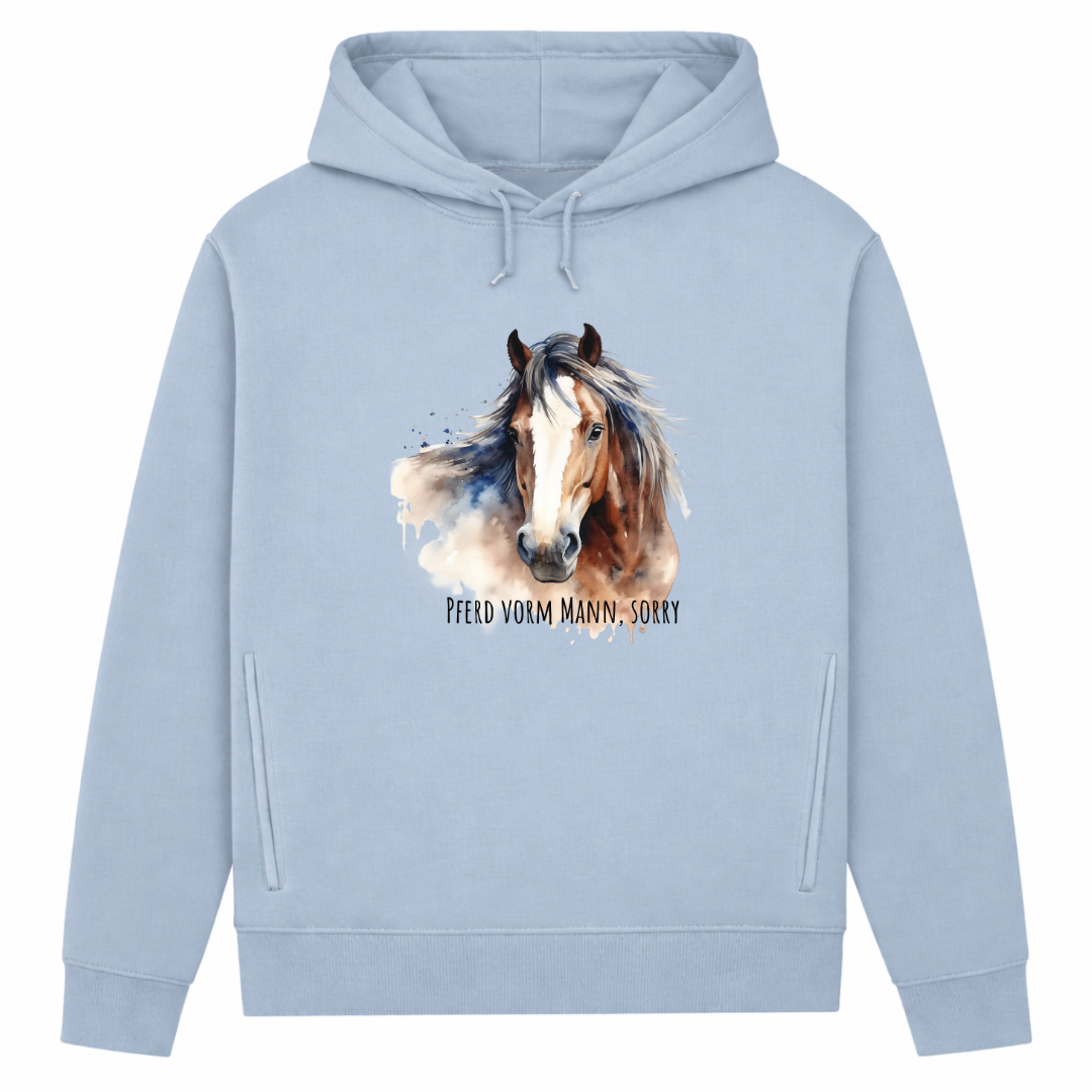 Pferd - Hoodie aus Bio-Baumwolle für Damen