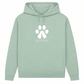 Herz und Pfötchen– Hoodie aus Bio-Baumwolle für Damen