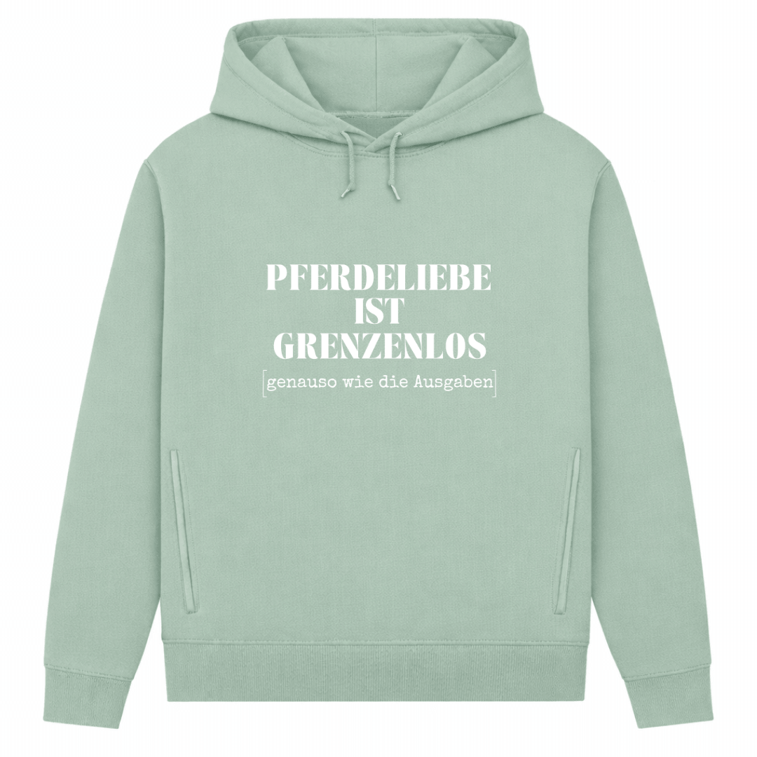 Ohne Pferd– Hoodie aus Bio-Baumwolle für Damen