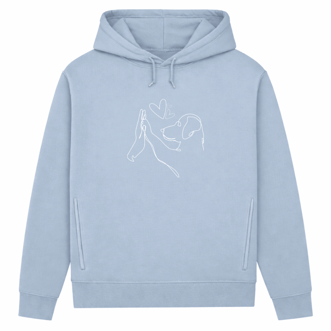Wahre Liebe – Hoodie aus Bio-Baumwolle für Damen