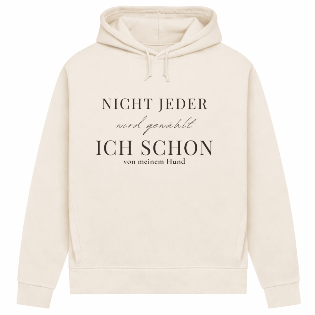 Vom Hund erwählt – Hoodie aus Bio-Baumwolle für Damen
