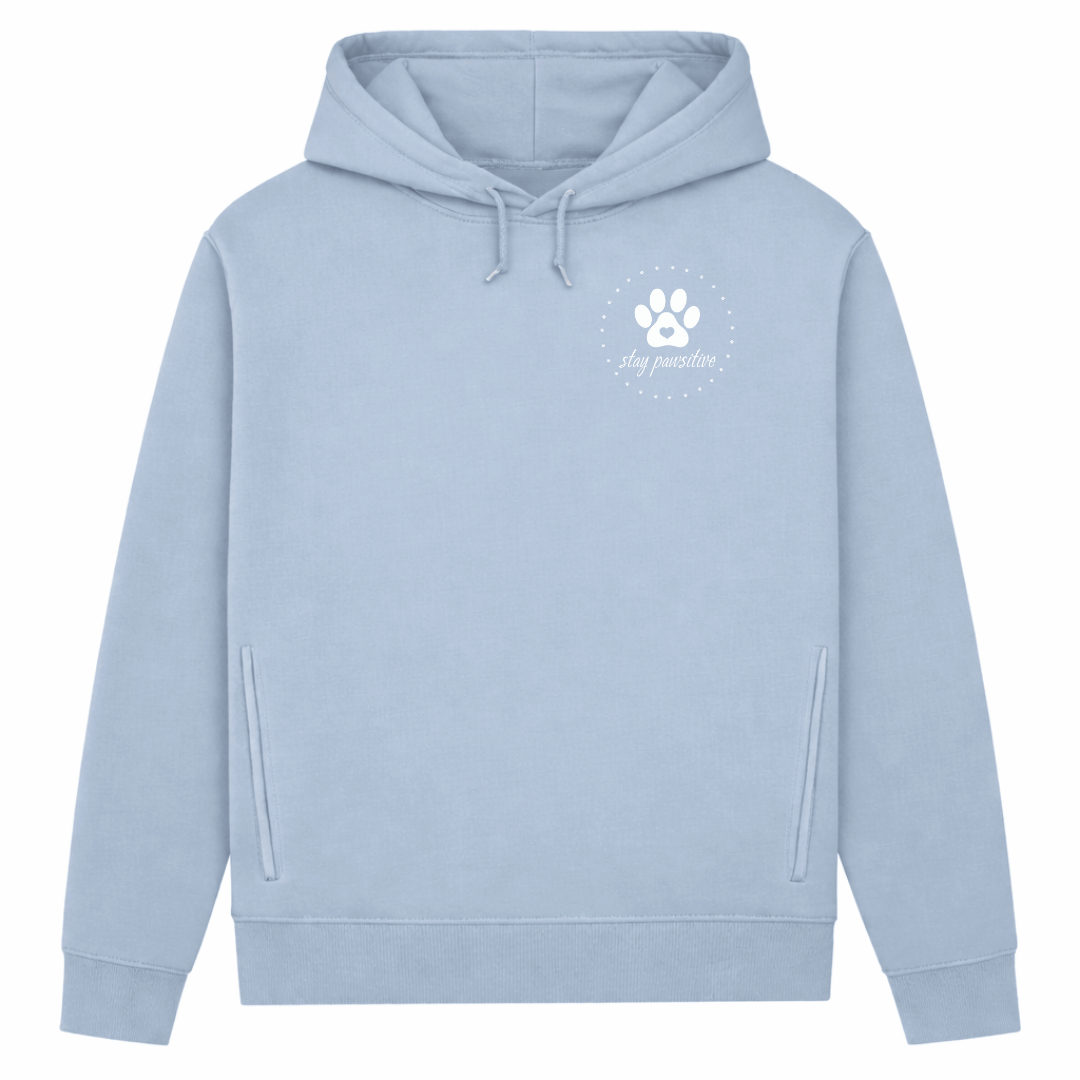 Stay Pawsitive– Hoodie aus Bio-Baumwolle für Damen