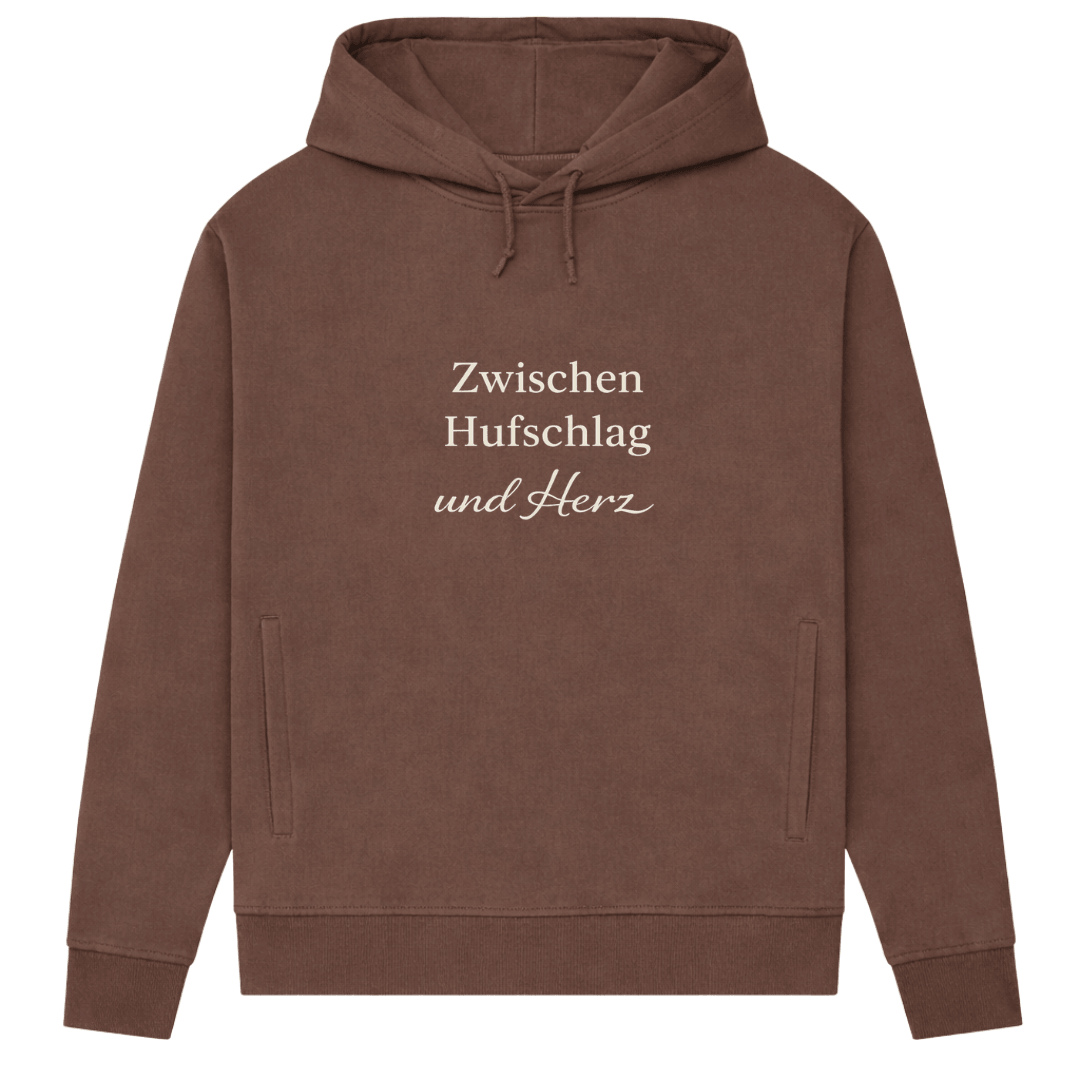 Hufschlag -Hoodie aus Bio-Baumwolle für Damen