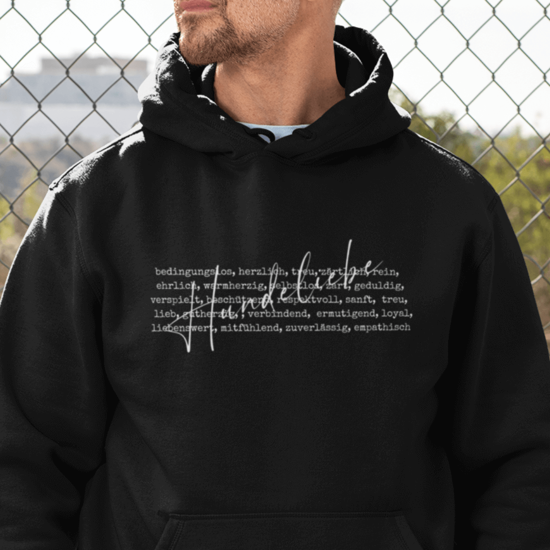 Hunde Liebe ist... - Bio-Hoodie für Herren