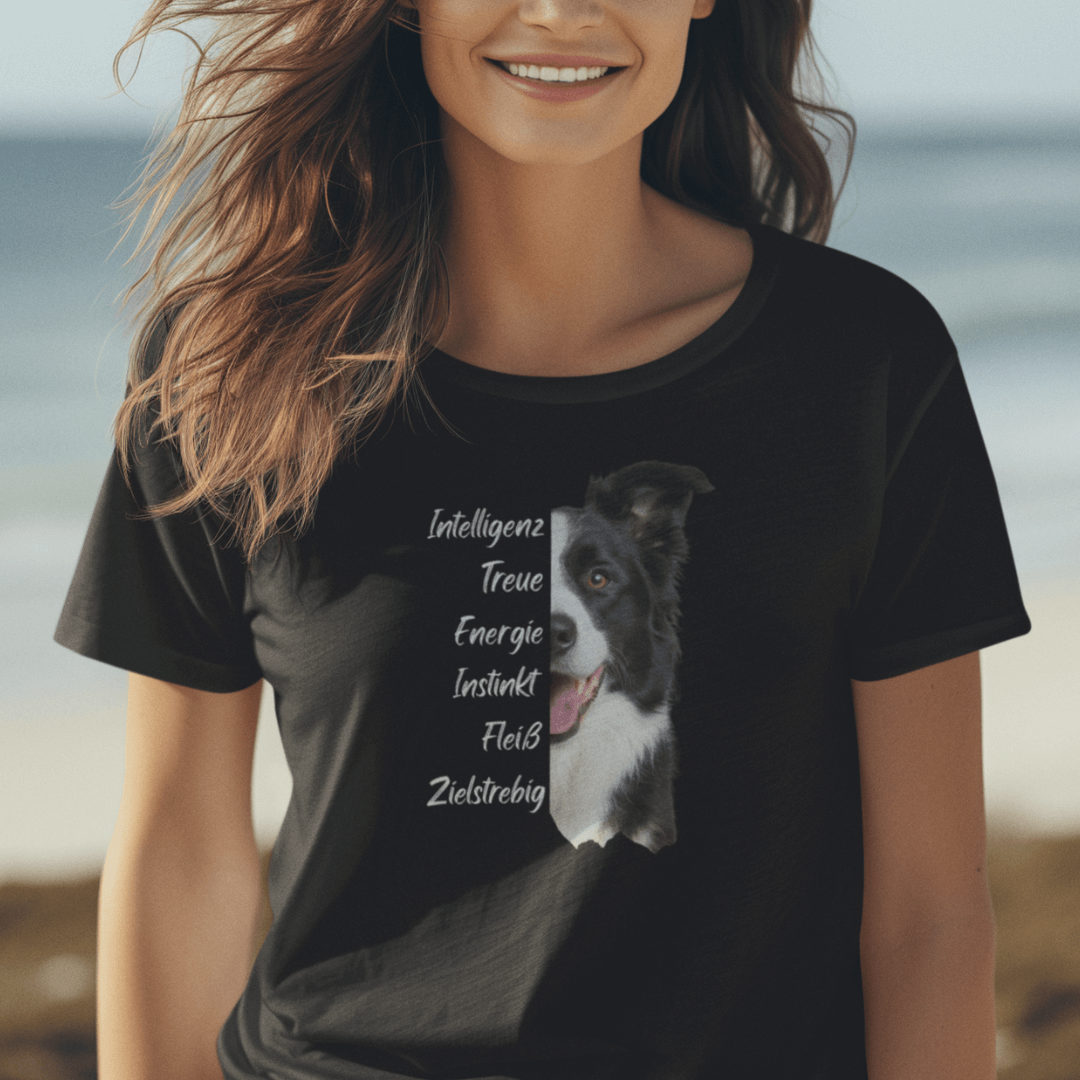 Border Collie - T-Shirt für Damen