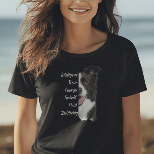 Border Collie - T-Shirt für Damen