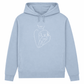 Welpenliebe – Hoodie aus Bio-Baumwolle für Damen