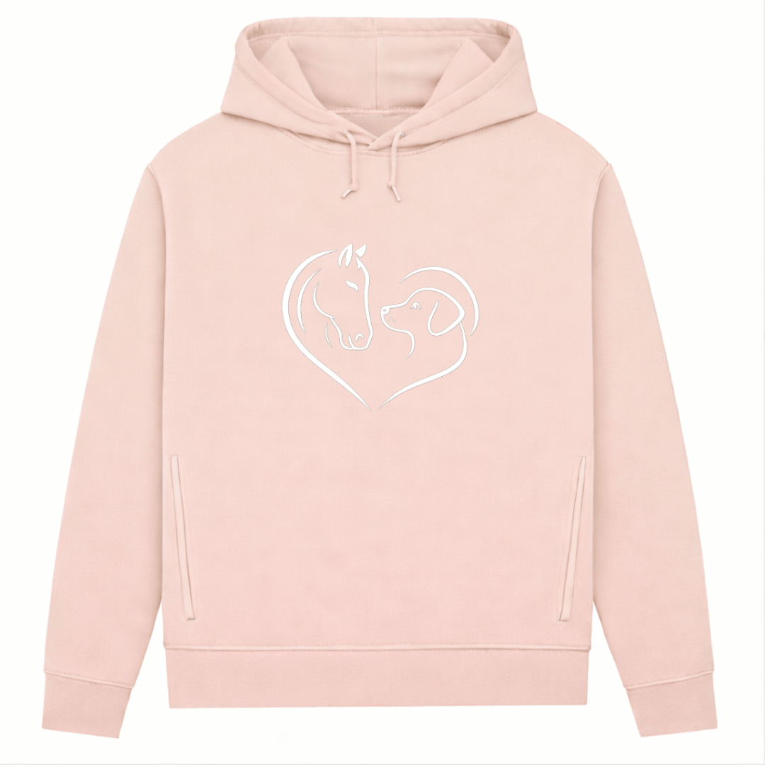 Herzensfreunde - Hoodie aus Bio-Baumwolle für Damen