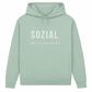 SOZIAL...  – Hoodie aus Bio-Baumwolle für Damen
