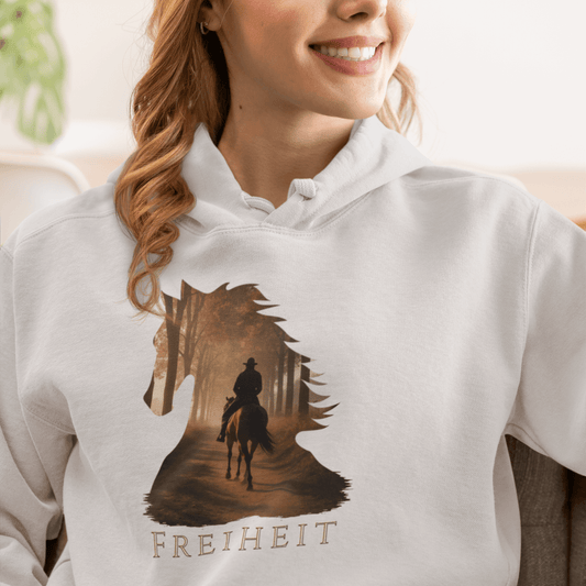 Freiheit - Bio-Hoodie für Damen