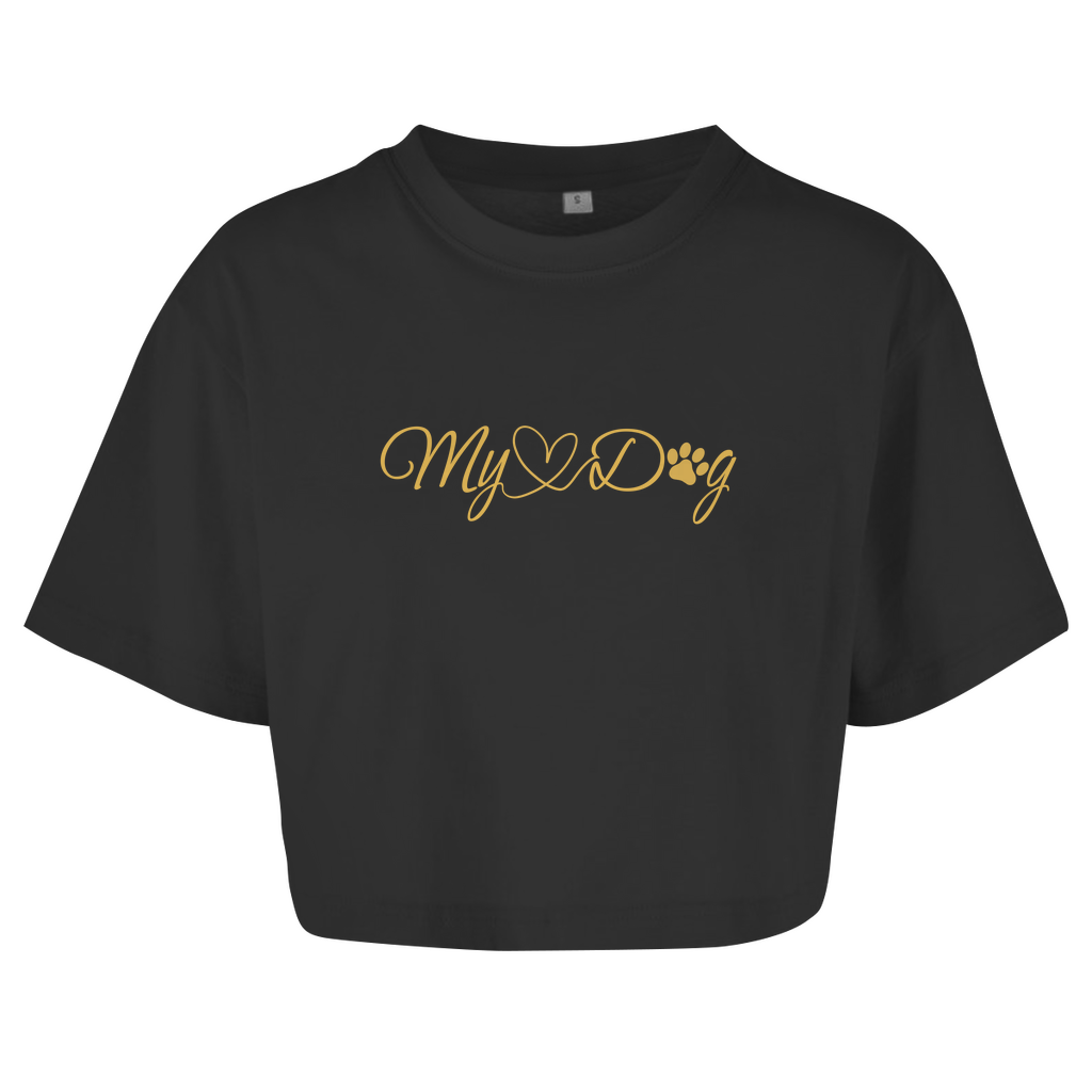 My Dog - Oversize Crop Top für Damen