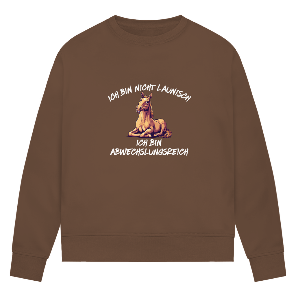 Abwechslungsreich - Bio-Sweatshirt für Damen