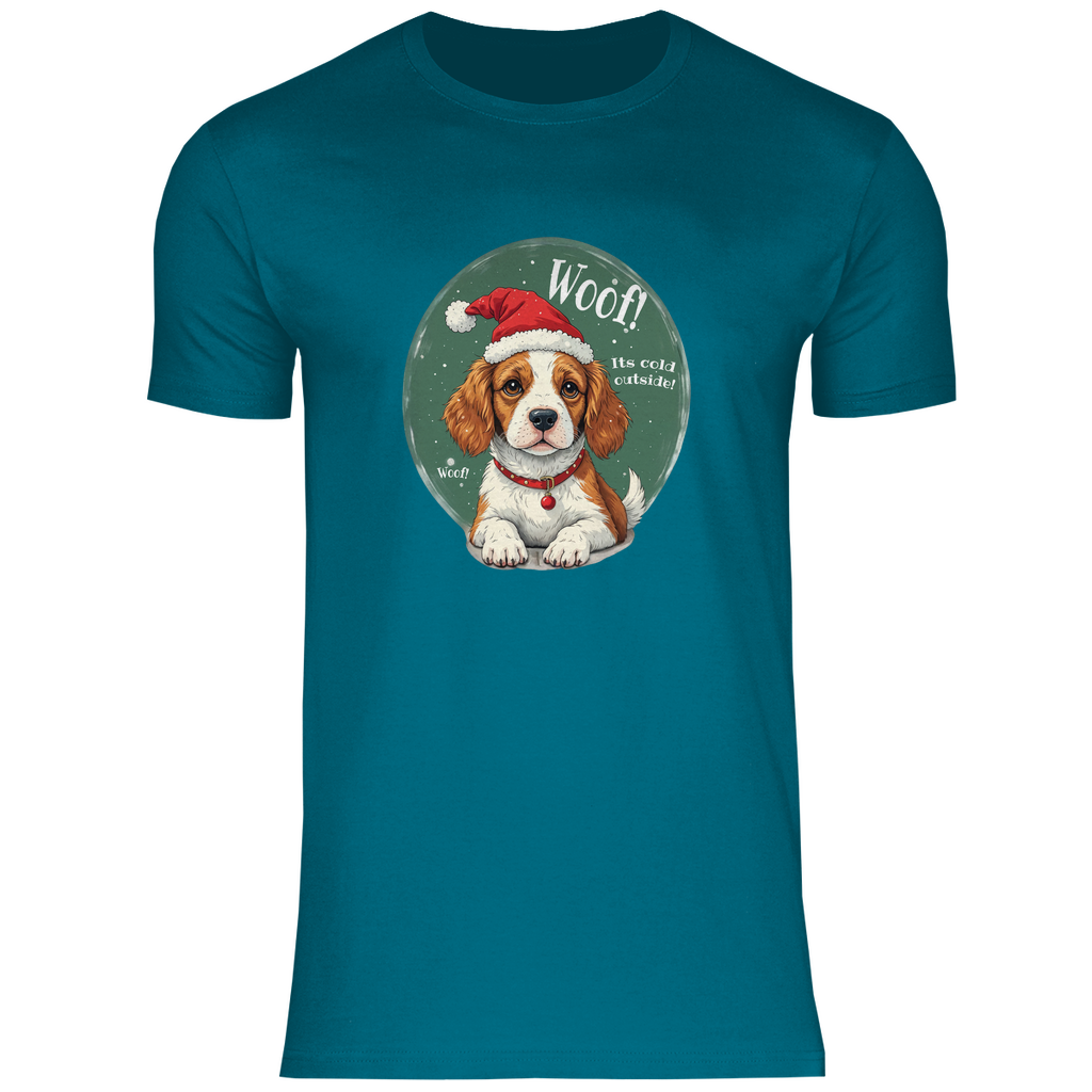 Wuff und Weihnachten - T-Shirt für Herren