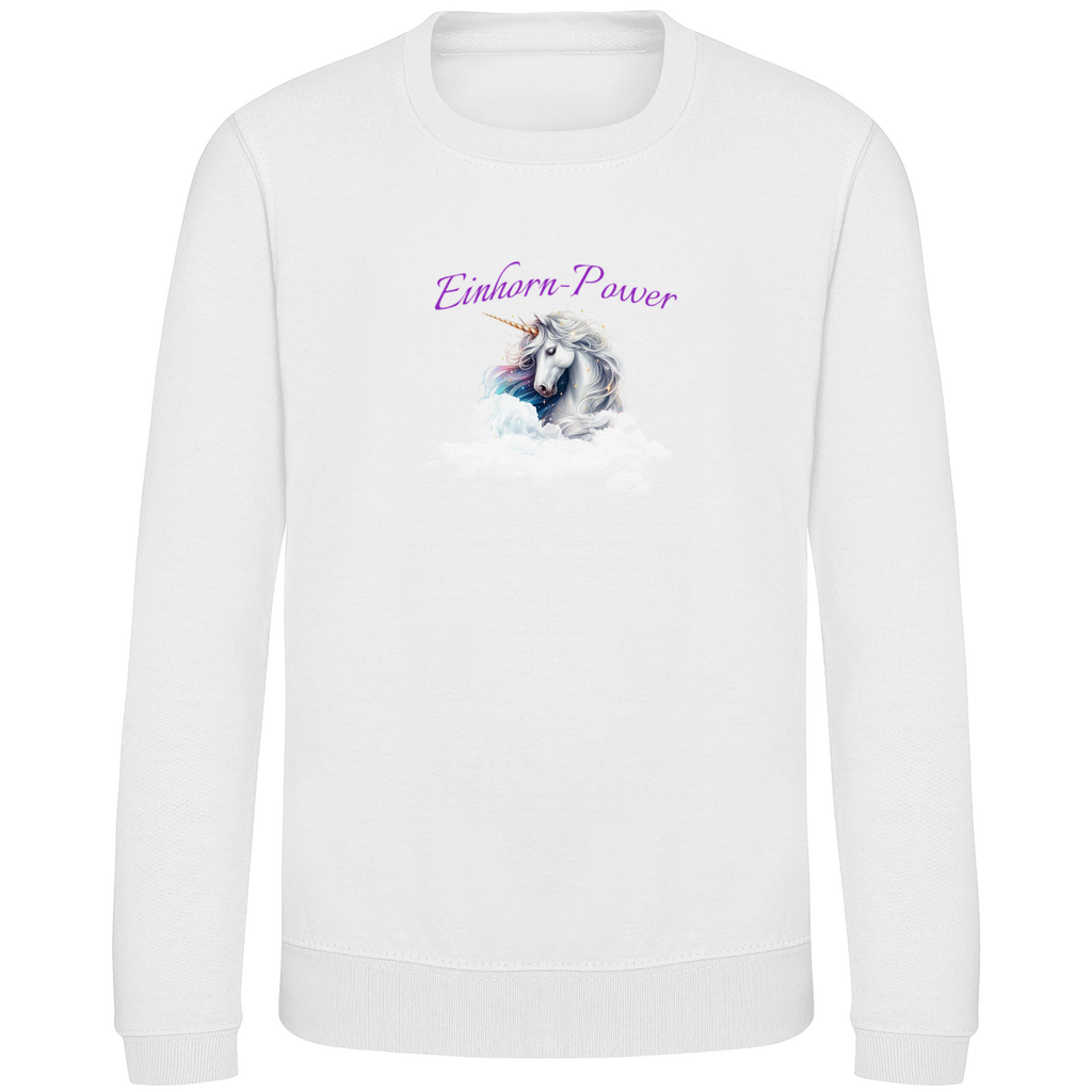 Einhorn Power - Sweatshirt für Kinder