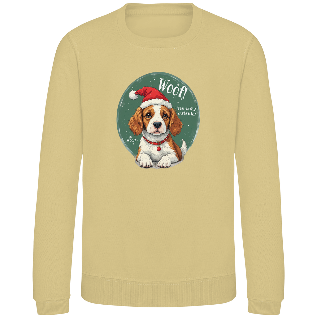 Wuff und Weihnachten - Sweatshirt für Kinder