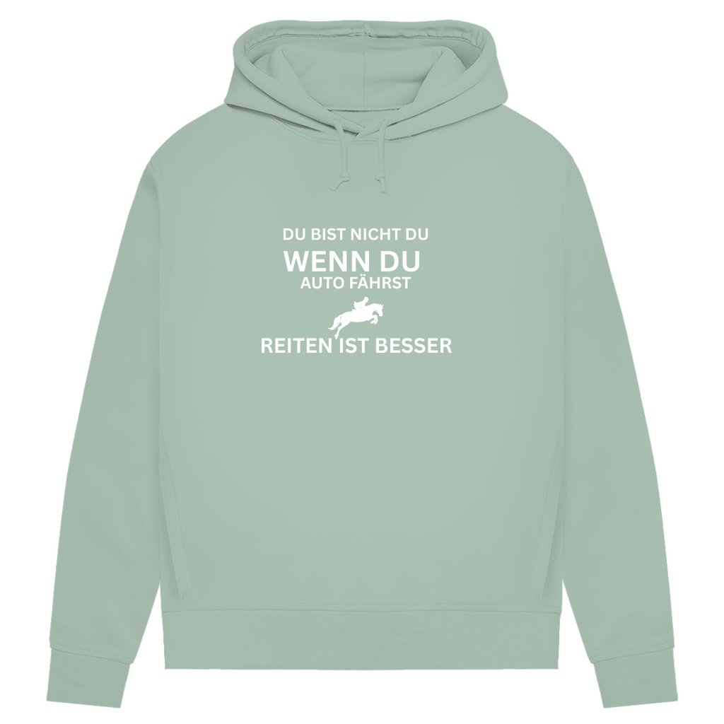 Reiten ist besser - Bio-Hoodie für Damen