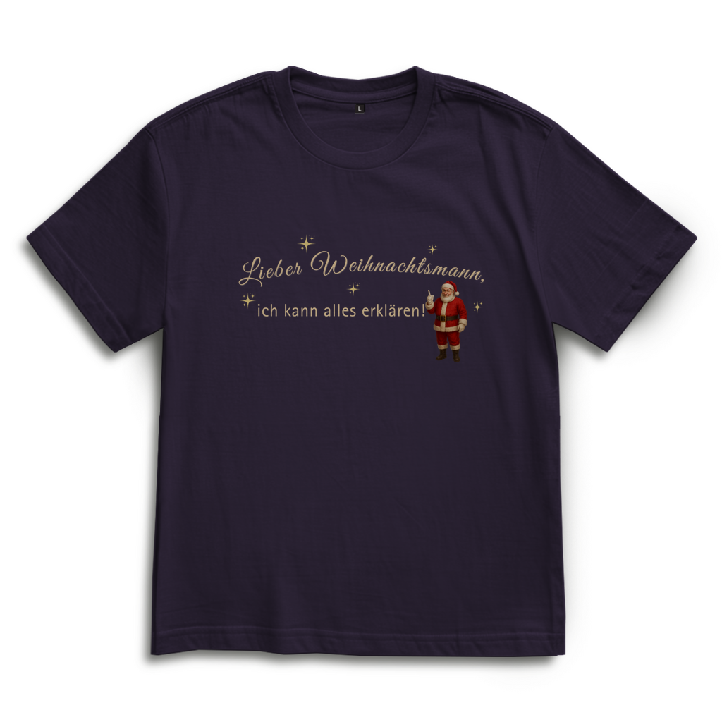 Lieber Weihnachtsmann - Oversize T-Shirt Unisex