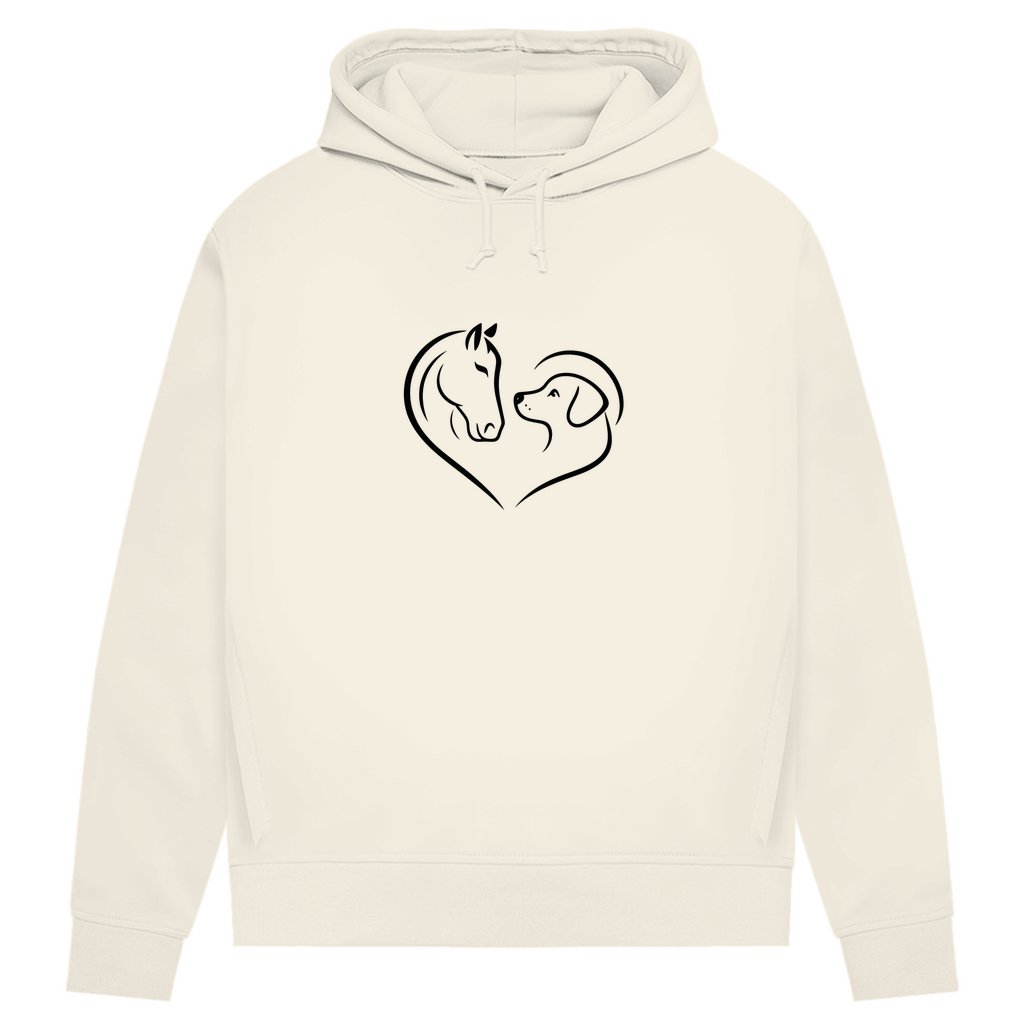 Herzensfreunde - Bio-Hoodie für Damen
