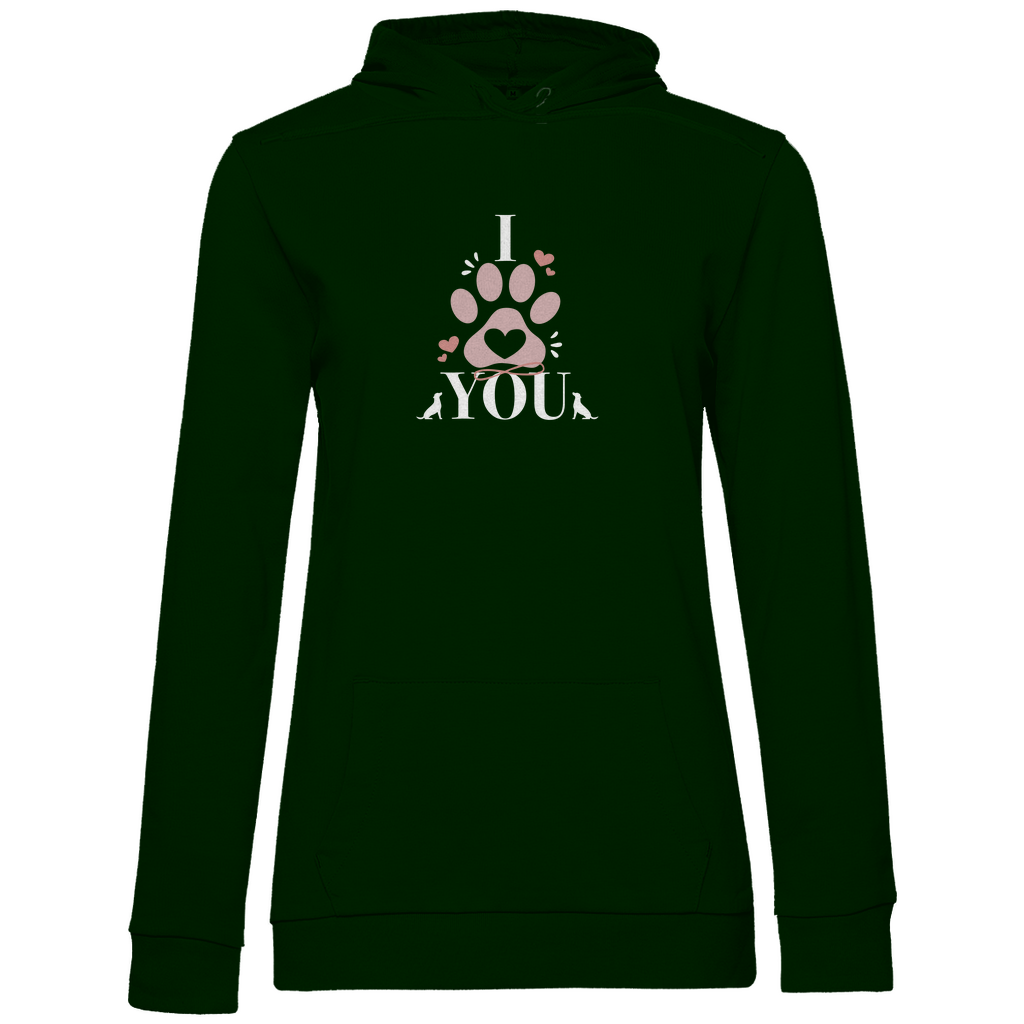 I Love You - Hoodie für Damen