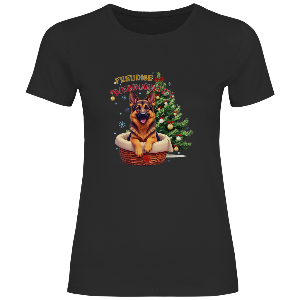 Freudige Weihnachten - T-Shirt für Damen-Weihnachten