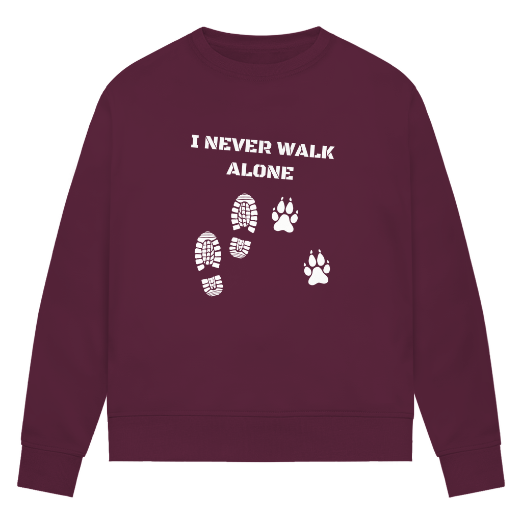 I Never Walk Alone - Bio-Sweatshirt für Damen