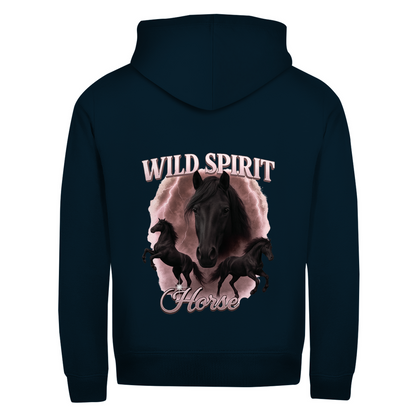 Wild Spirit - Zipper-Hoodie Unisex | Rückendruck