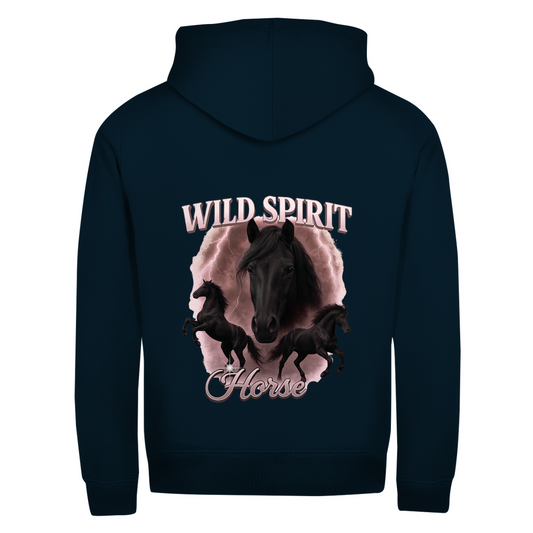 Wild Spirit - Zipper-Hoodie Unisex | Rückendruck
