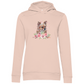 Flower Chihuahua - Bio-Hoodie für Damen