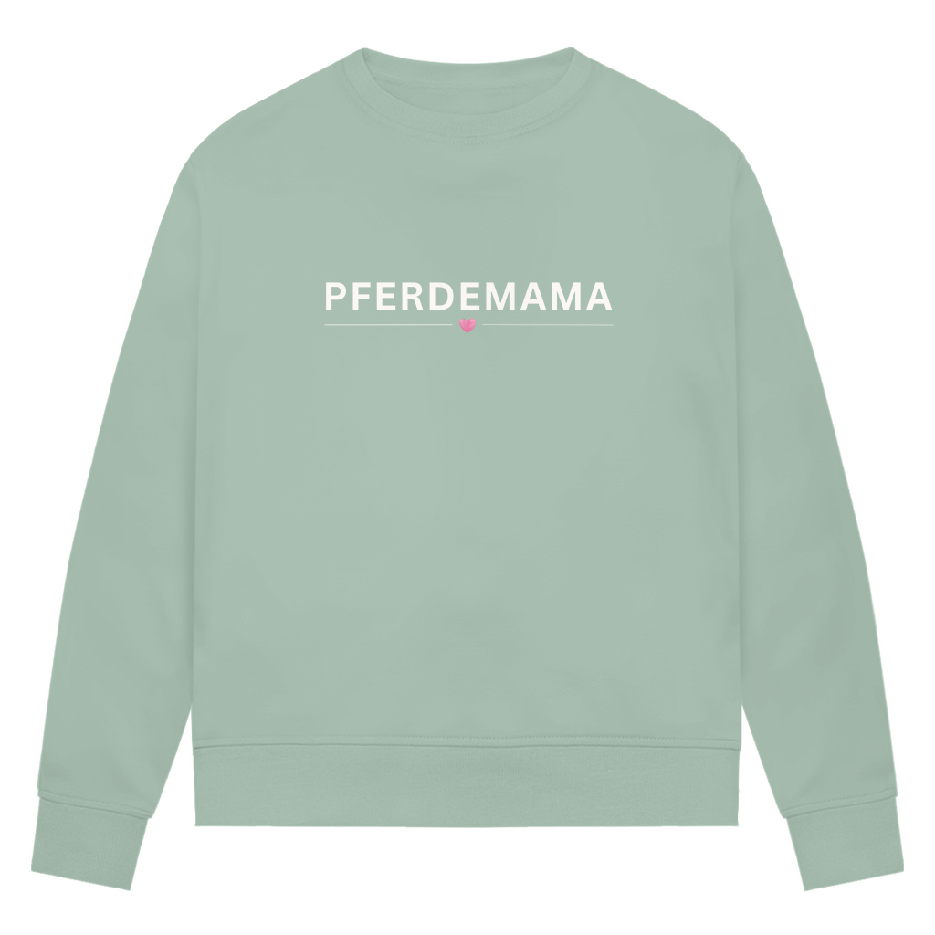 Pferdemama - Bio-Sweatshirt für Damen