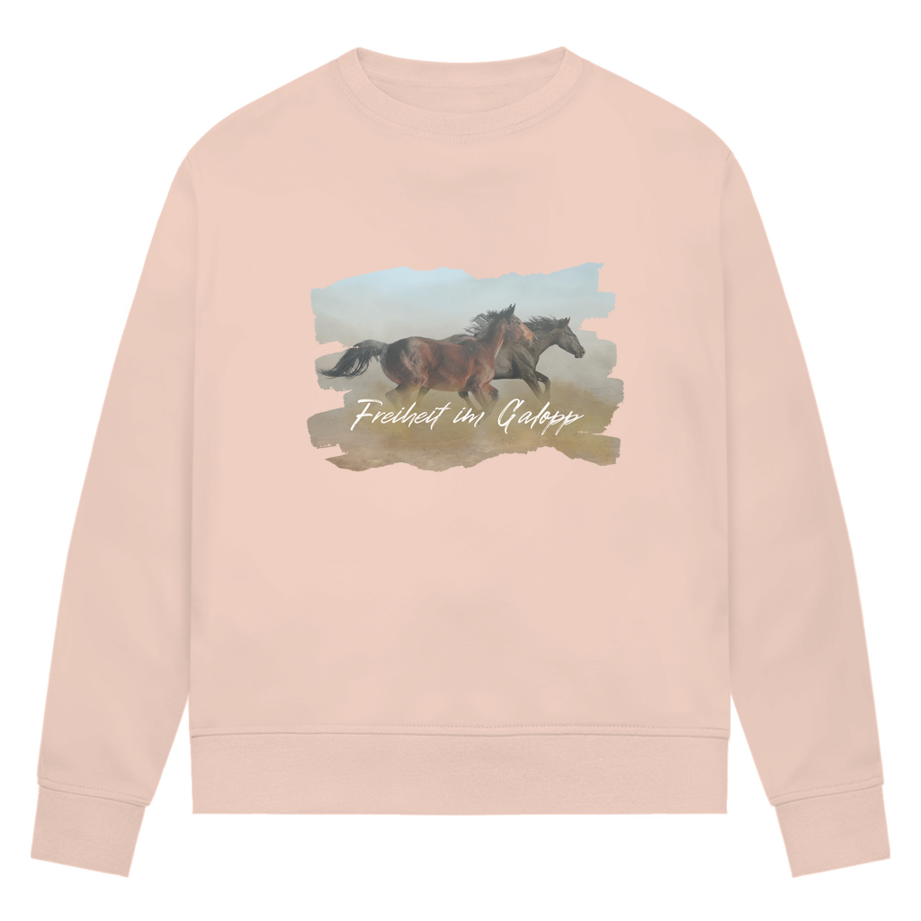 Freiheit im Galopp - Bio-Sweatshirt für Damen