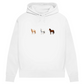 Pferde Trio - Bio-Hoodie für Damen