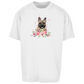 Flower Französische Bulldoge - Oversize T-Shirt - Unisex