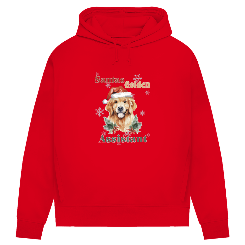 Santas Golden Assistant - Bio-Hoodie für Damen