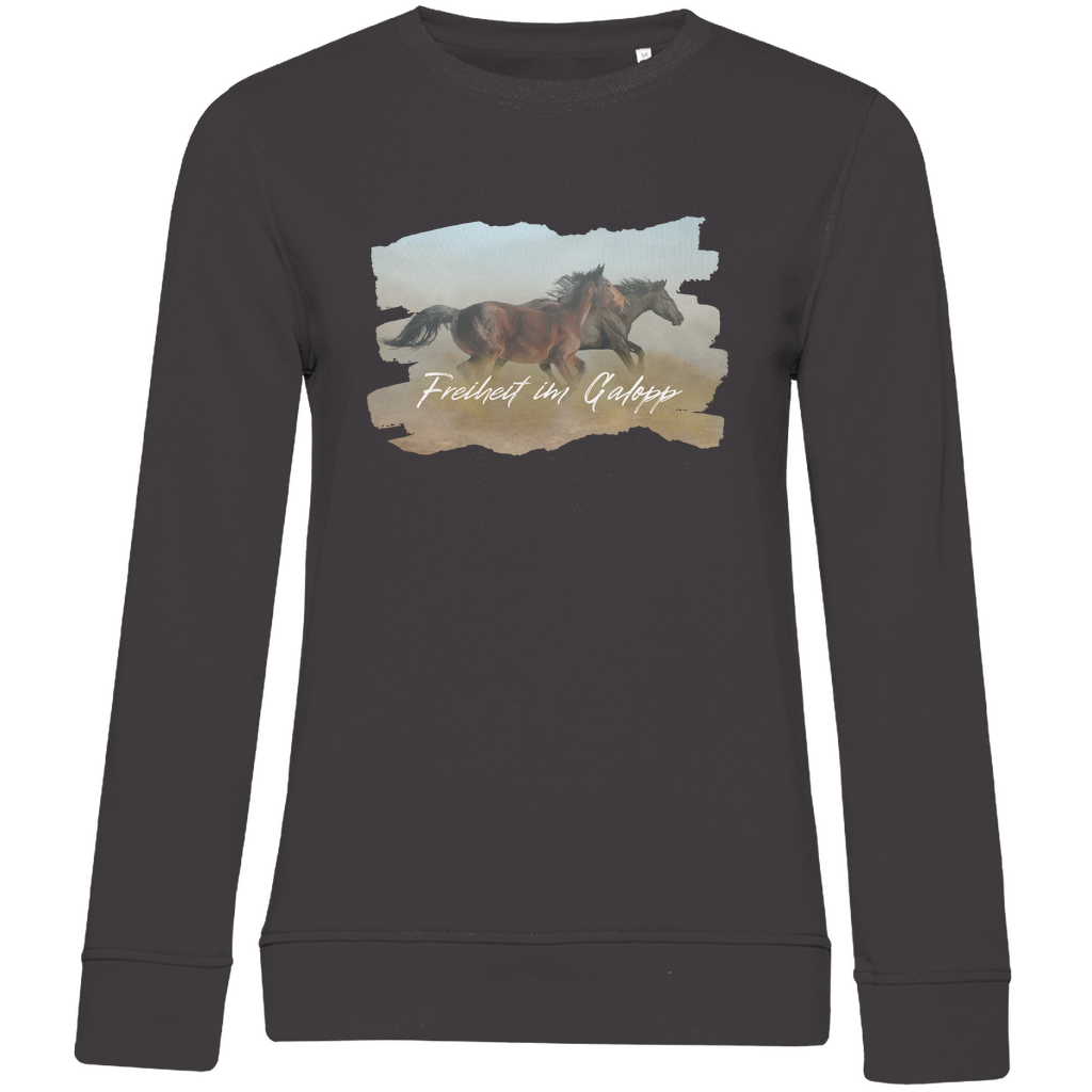 Freiheit im Galopp - Bio-Sweatshirt für Damen