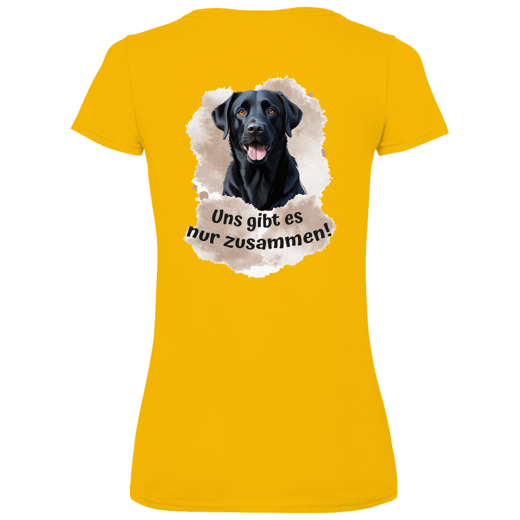 Labradorliebe - V-Shirt für Damen