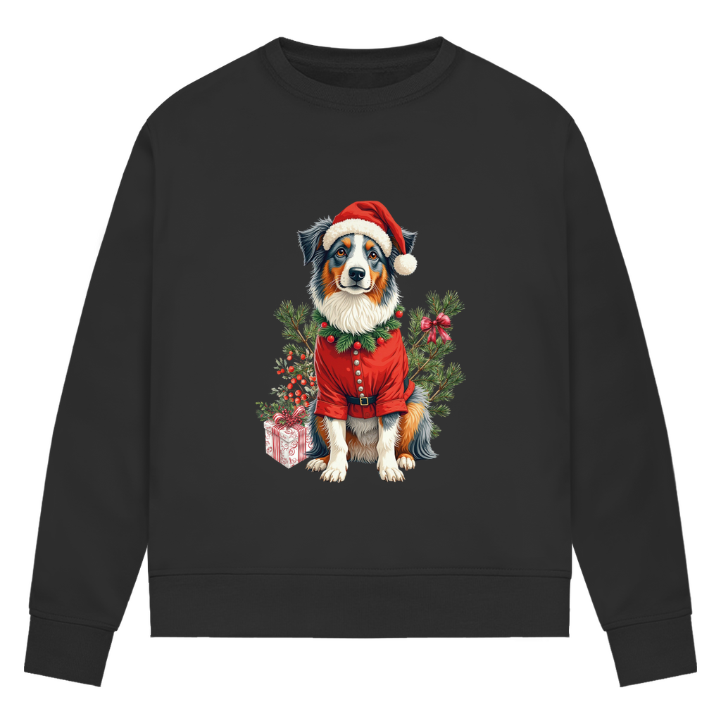 Frohe Weihnachten - Bio-Sweatshirt für Damen