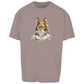 Flower Sheltie - Oversize T-Shirt - Unisex