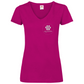 Stay Pawsitive - V-Shirt für Damen