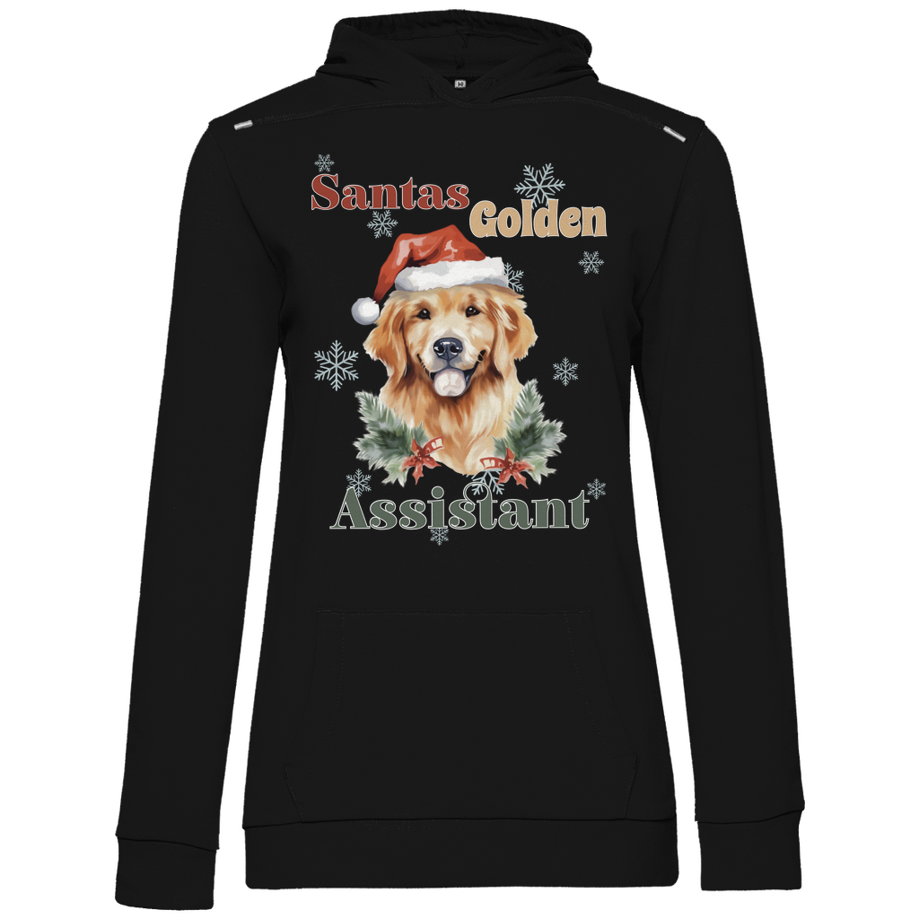 Santas Golden Assistant - Hoodie für Damen