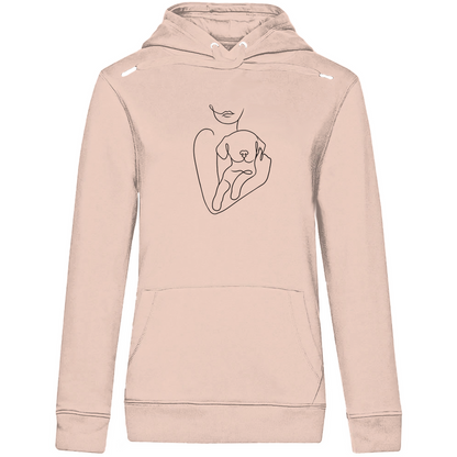 Welpenliebe - Bio-Hoodie für Damen