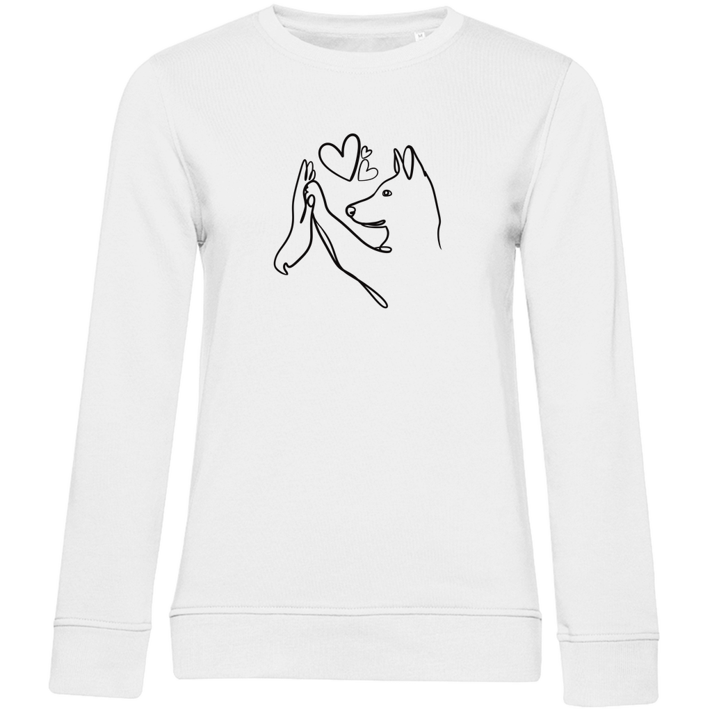 Wahre Liebe Stehohren - Bio-Sweatshirt für Damen