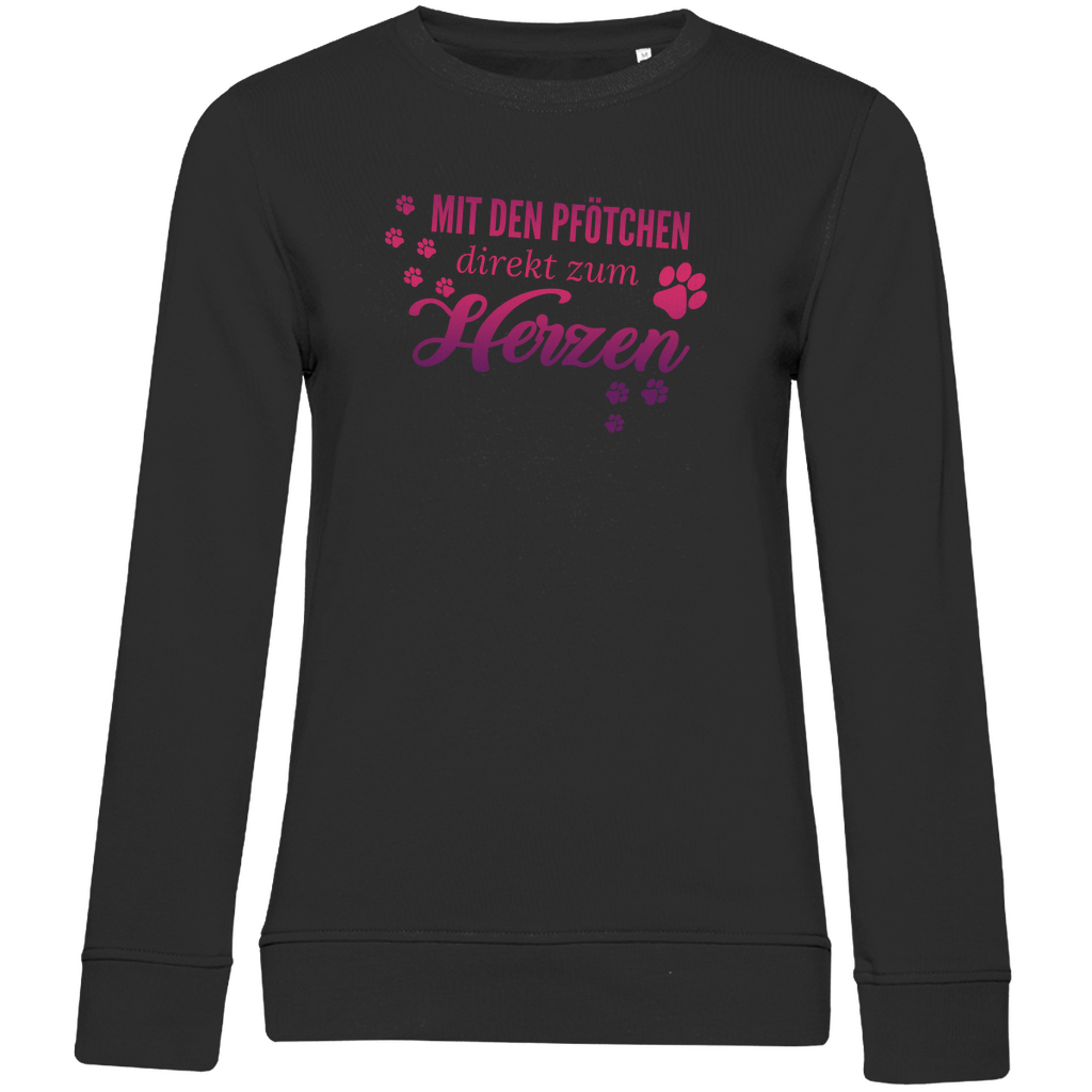 Direkt Zum Herzen - Bio-Sweatshirt für Damen