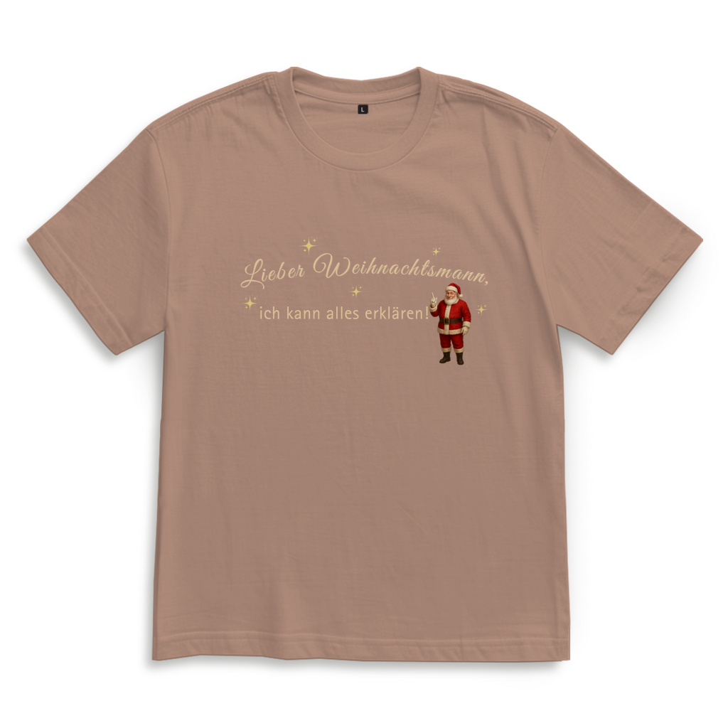 Lieber Weihnachtsmann - Oversize T-Shirt Unisex
