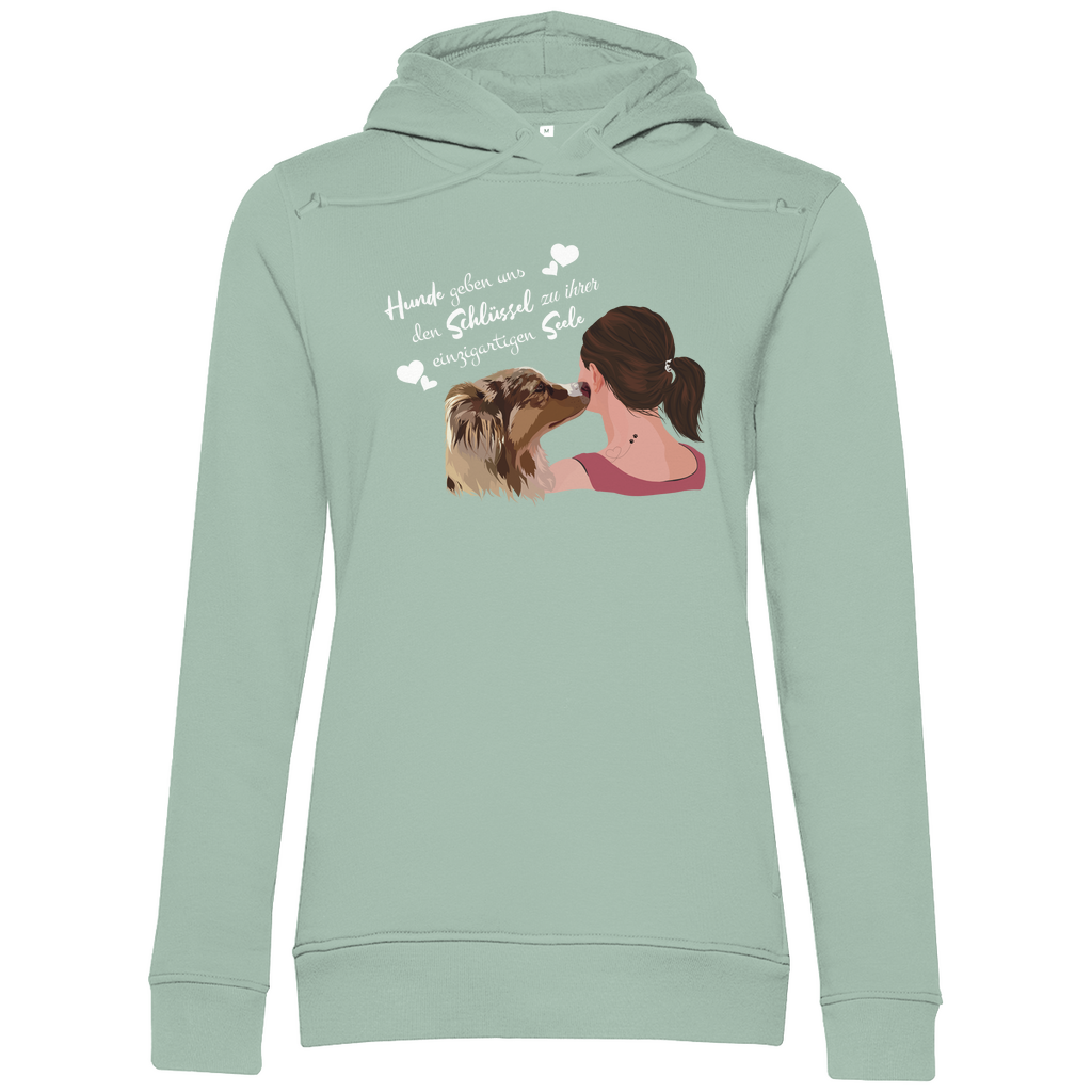 Schlüssel Zur Seele - Bio-Hoodie für Damen