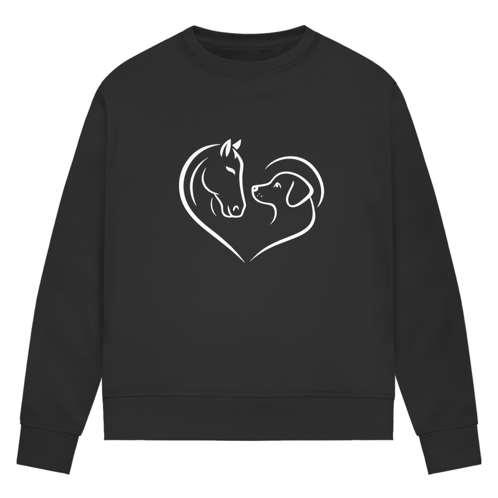 Herzensfreunde - Bio-Sweatshirt für Damen